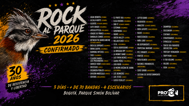 Cartel oficial Rock al parque