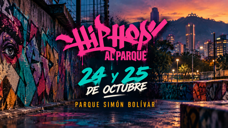 Cartel urbano de hiphop al parque